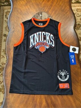 New York Knicks Karl-Anthony Towns Ultra Game Brand Basketball Tank Top Size LG